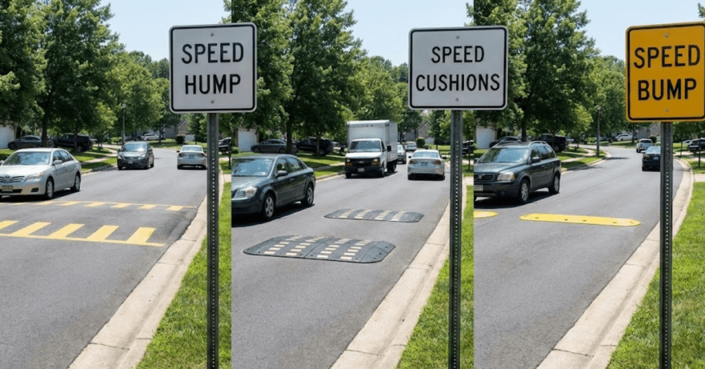 Speed Humps vs Cushions vs Bumps: What Councils Approve