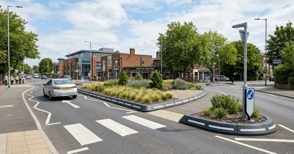 Rubber Kerbing & Traffic Islands: Drainage and Safety